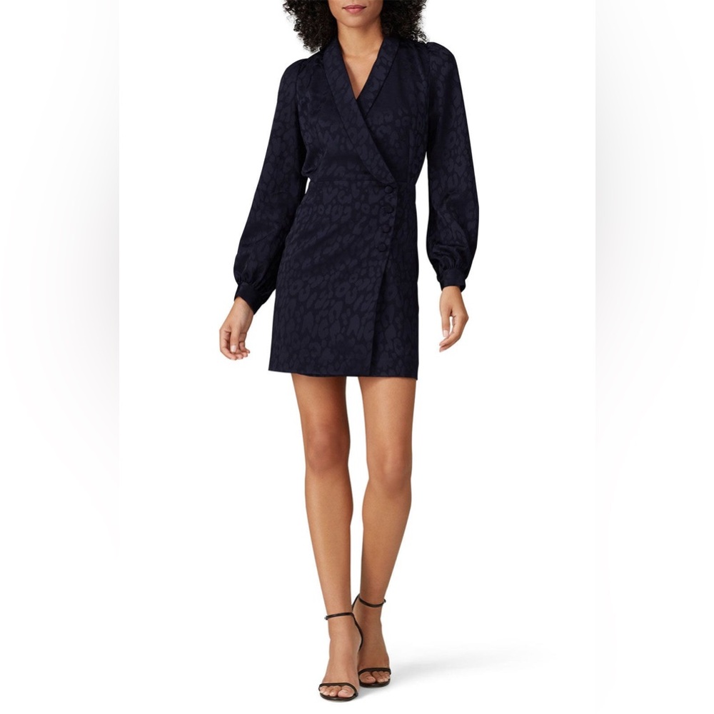Elegant Navy Blue Women's Dress